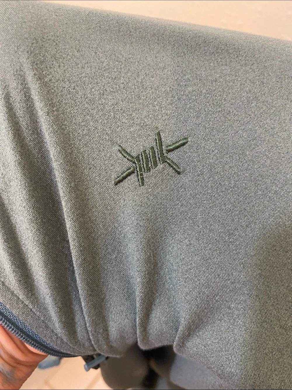 Texas Standard Men's Lightweight Hunter Green Quarter-Zip Shirt Jacket